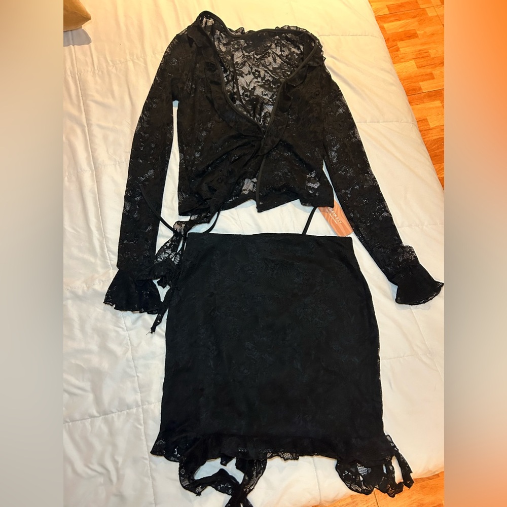 Brand New Black Laxe skirt set 🖤